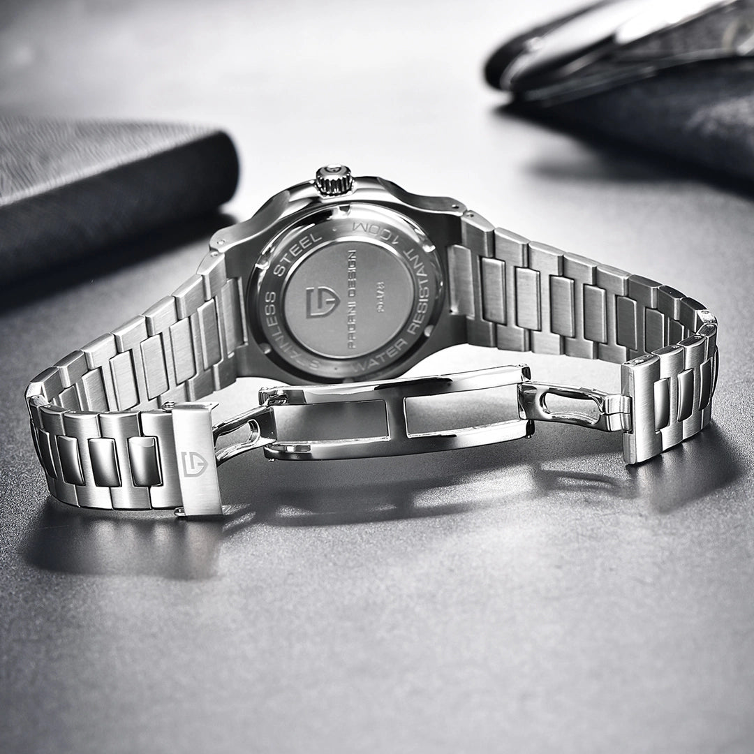 Pagani Design PD-1728 Automatisk Sportsklokke Herreur Hvit