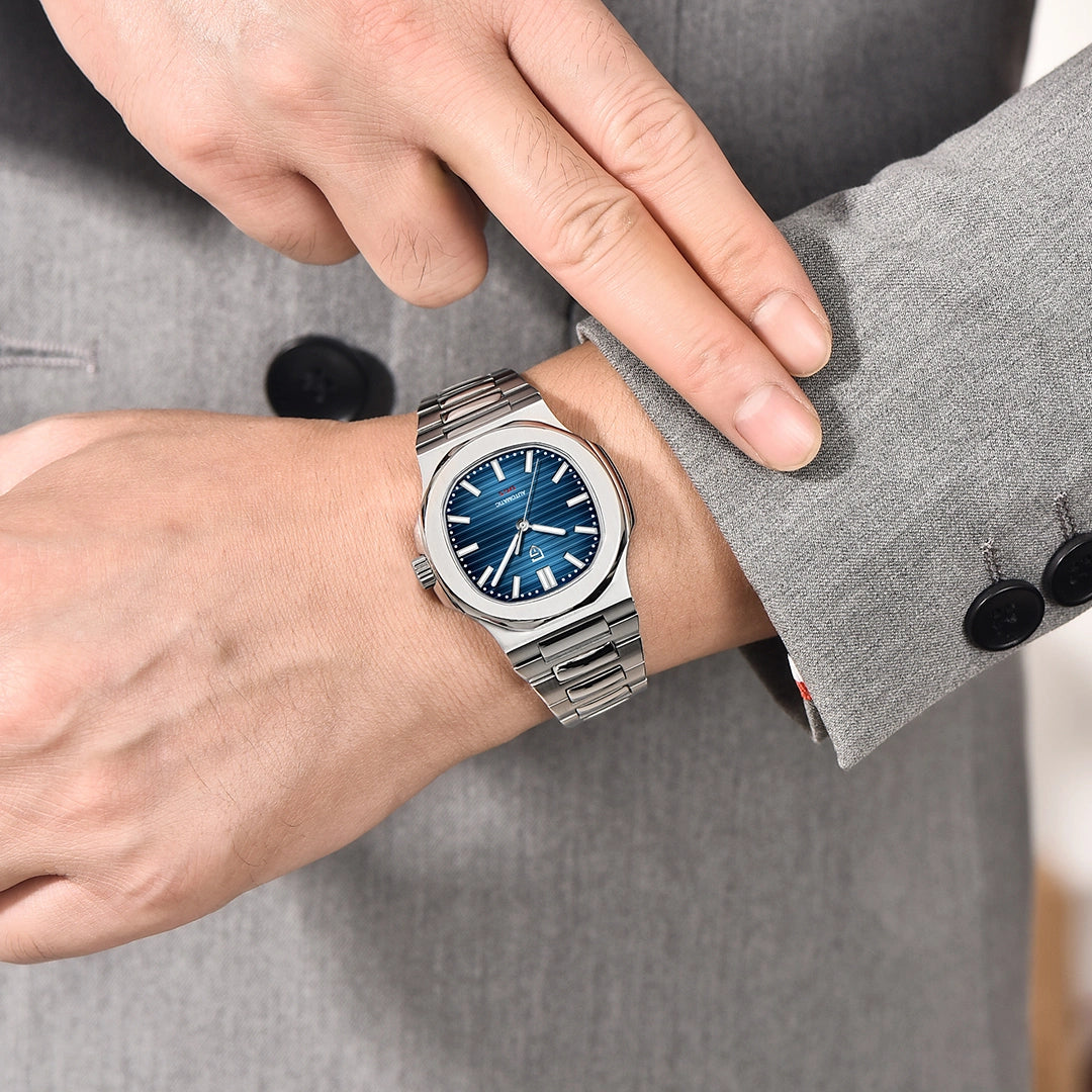 Pagani Design PD-1728 Automatisk Sportsklokke Herreur Blå