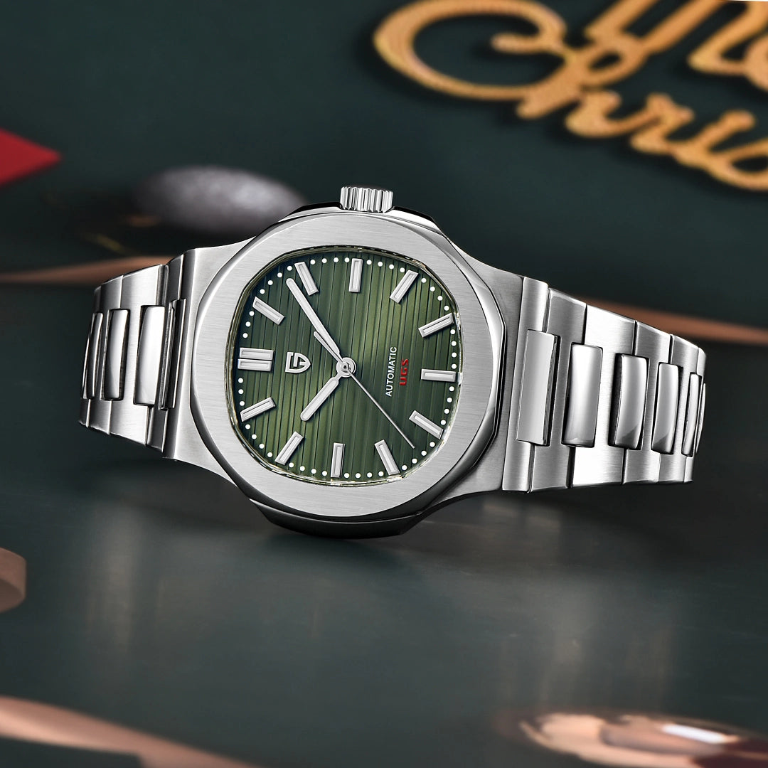 Pagani Design PD-1728 Automatisk Sportsklokke Herreur Grønn