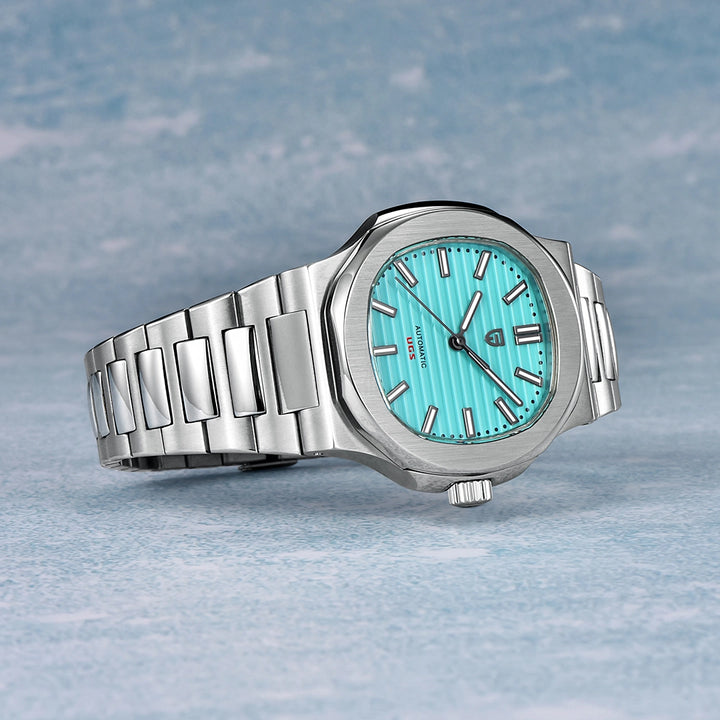 Pagani Design PD-1728 Automatisk Sportsklokke Herreur Tiffany Blå