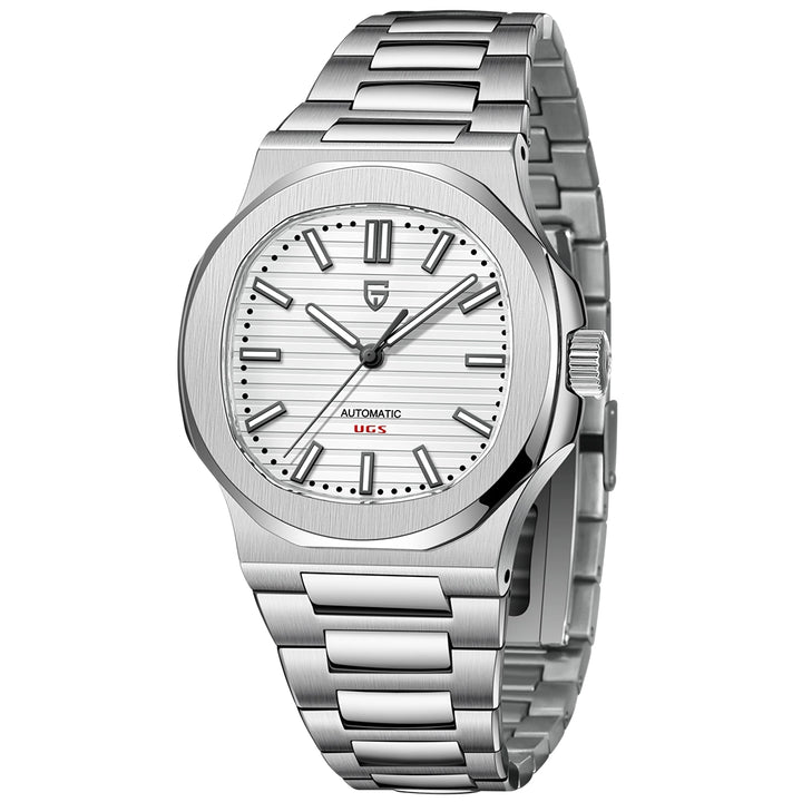 Pagani Design PD-1728 Automatisk Sportsklokke Herreur Hvit