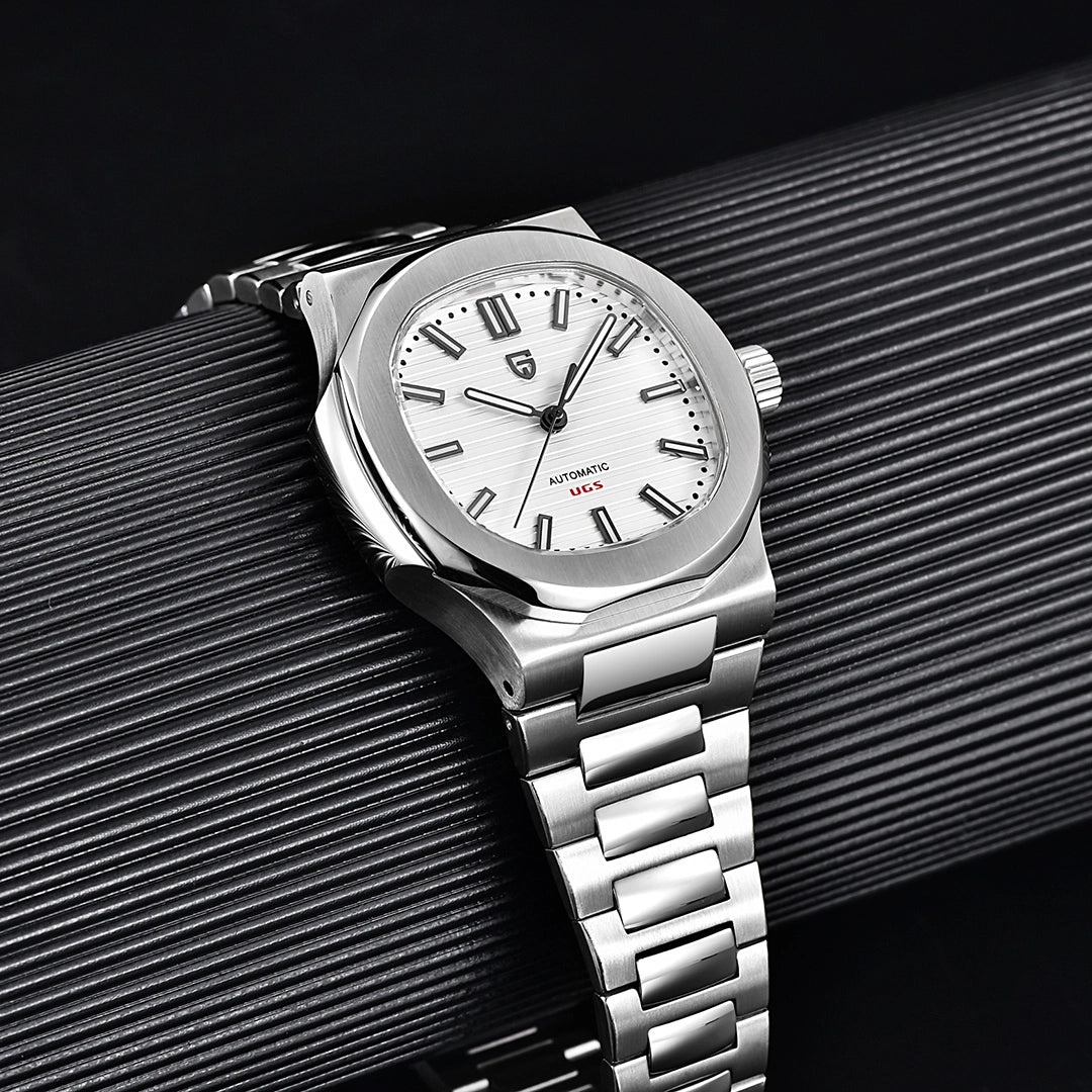 Pagani Design PD-1728 Automatisk Sportsklokke Herreur Hvit